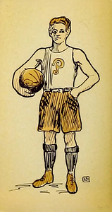 Early 1900s Purdue Basketball Player