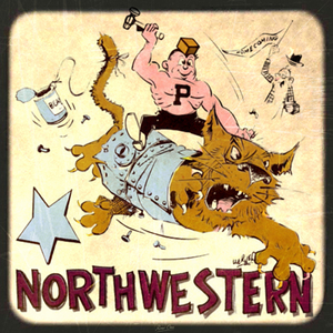 Purdue Northwestern Viewfinder Slide Art