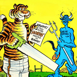 1968 Clemson vs. Duke Cartoon Art