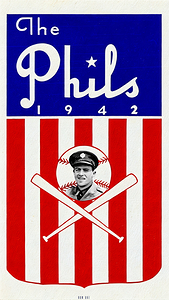 1942 Philadelphia Phillies Baseball Cover Art