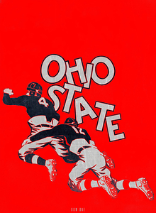 Early 1900s Ohio State Football Art Remix