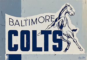 1960s Baltimore Colts Art