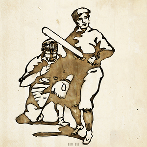 early 1900s baseball art