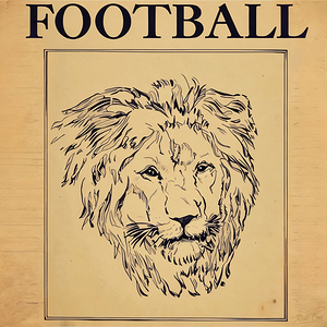 Early 1900s Penn State Nittany Lion Football Art