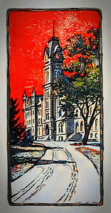 Early 1900s Ohio State University Campus Art