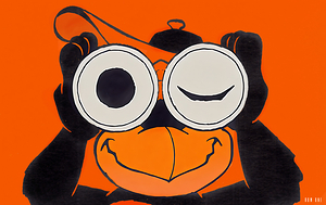 vintage baltimore orioles cartoon art 
