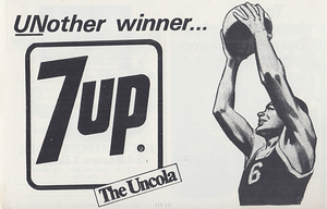 1970 7UP Basketball Ad