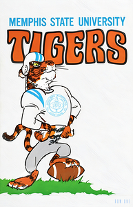 1969 Memphis State Tigers Football Art