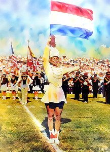 1960s maryland marching band art
