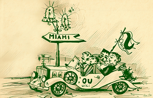 Ohio University OU Vici Car Art