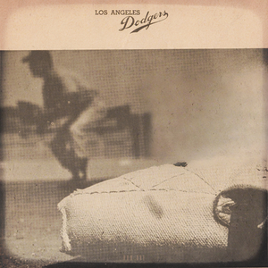 1960s LA Dodgers Baseball Viewfinder Style Art