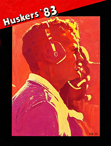 1983 Nebraska Tom Osborne Art
