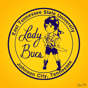1980s ETSU Lady Bucs Art
