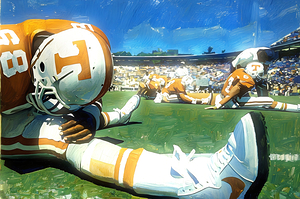 1980s Tennessee Vols Football Gameday Art