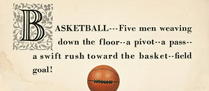 Early 1900s Basketball Art Remix
