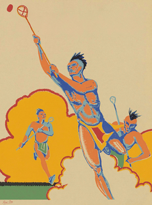 Native American Lacrosse Art