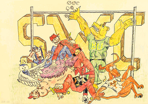 1974 Baylor SWC Mascot Art