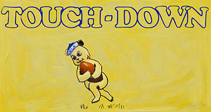 1973 UCLA Bruin Football Cartoon Art