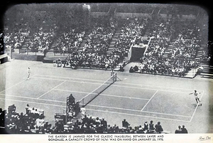 1970 Laver vs. Gonzalez Tennis at Madison Square Garden
