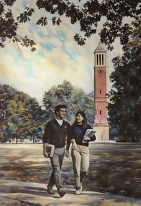 1980s Alabama Campus Walk