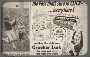 1956 cracker jack ad