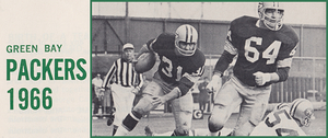 1966 Green Bay Packers Action Art