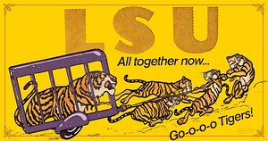 1979 LSU Tigers Art Remix