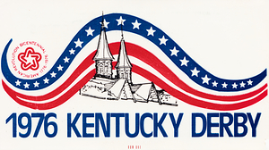 1976 Kentucky Derby Art