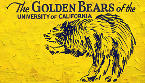1930s Cal Golden Bear Art