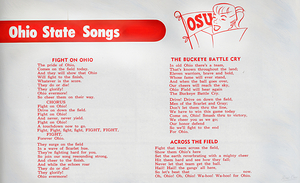 1950s Ohio State Songs Art