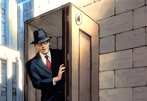 Clark Kent Phone Booth Art