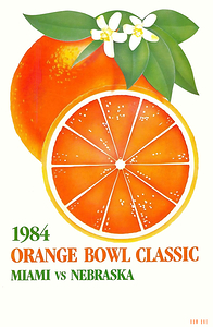 1984 Orange Bowl Miami vs. Nebraska