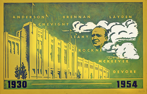 1954 Notre Dame Art Remix