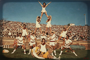 1983 Boston College Eagles Cheerleaders and Mascot Viewfinder