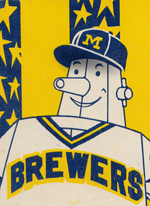 1975 Milwaukee Brewers Cartoon Art