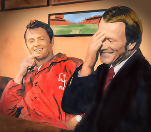 Legends Share a Laugh