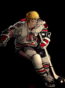 1974 Chicago Black Hawks Art