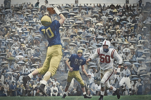 1955 Navy Reception in the Rain