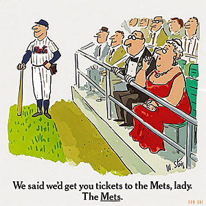 1960s Mets Cartoon Art