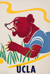 1958 UCLA Bruin Cartoon Art