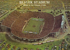 Penn State Football Beaver Stadium Poster 1981