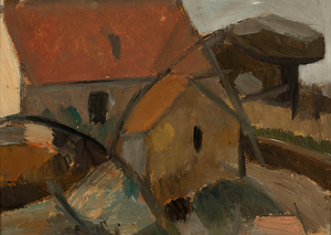 Small House with Red Roof