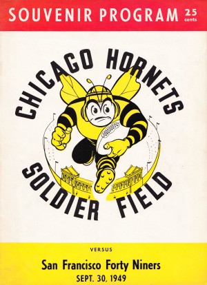 UniqueChicagoGiftIdeas 1949ChicagoHornets SoldierField SanFrancisco49ers Poster