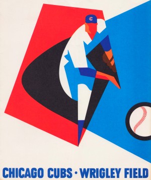 Vintage Chicago Cubs Art_Row One Brand Vintage Sports Metal Signs