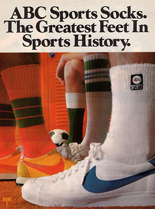 abc socks ad nike shoes 