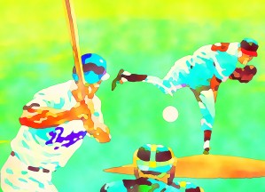 abstract sports art la dodgers wall art poster baseball