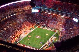 Alabama Football at Night