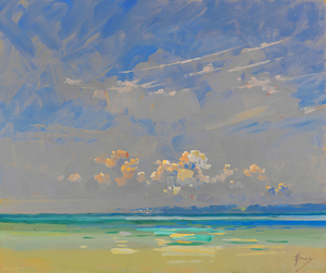 alfred haushofer abstract art chiemsee lake 