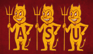 ASU Three Sun Devils Art