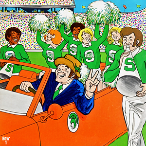Vintage Michigan State Gameday Art by Barbara Brown